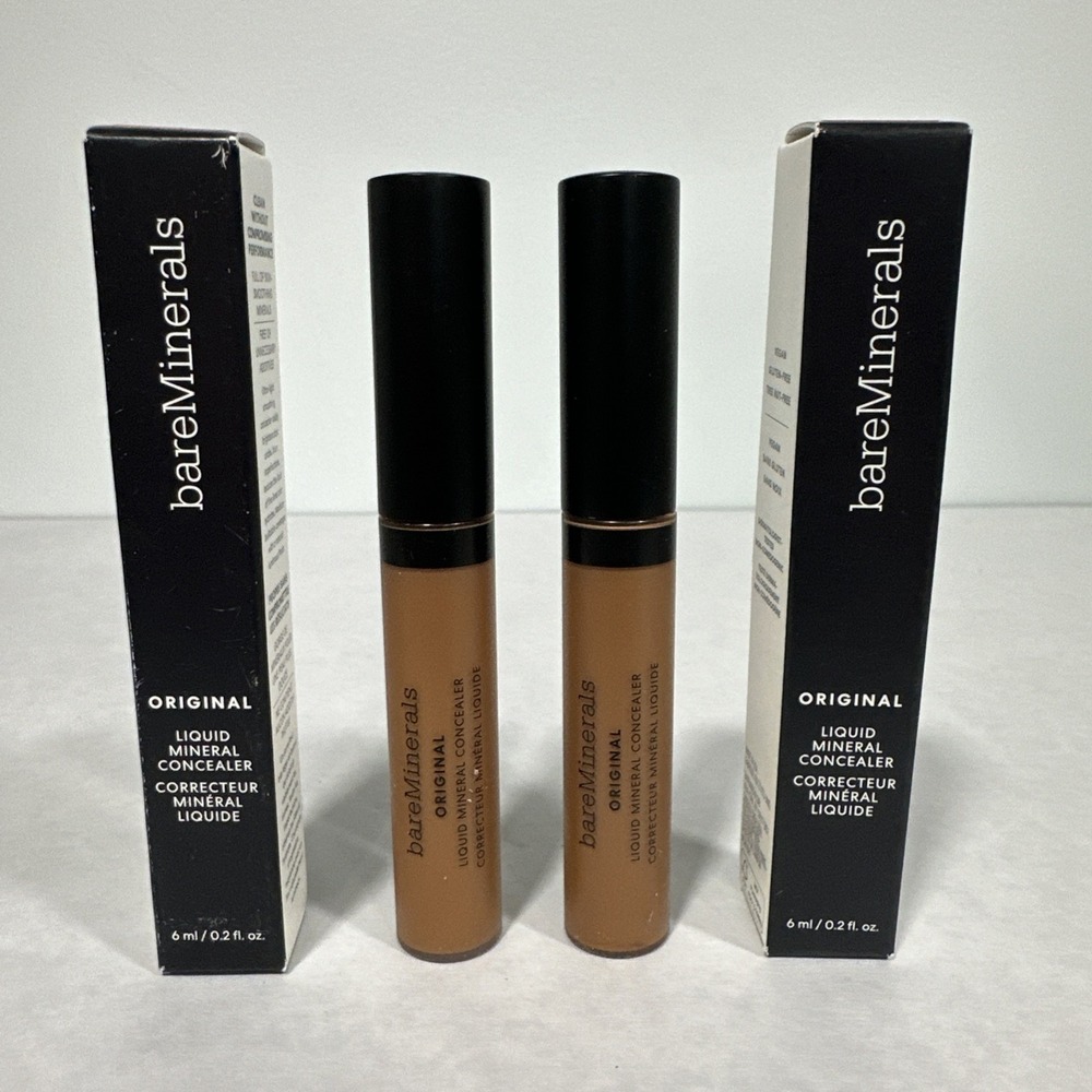 2 pack Bare Minerals Original Liquid Mineral Concealer ~ Dark 5W, 0.2 fl oz each